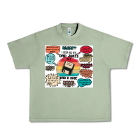 Oil Green ı keep all my dad jokes in a dad a base Urban Heavy Tee - MaliasSmallBusiness