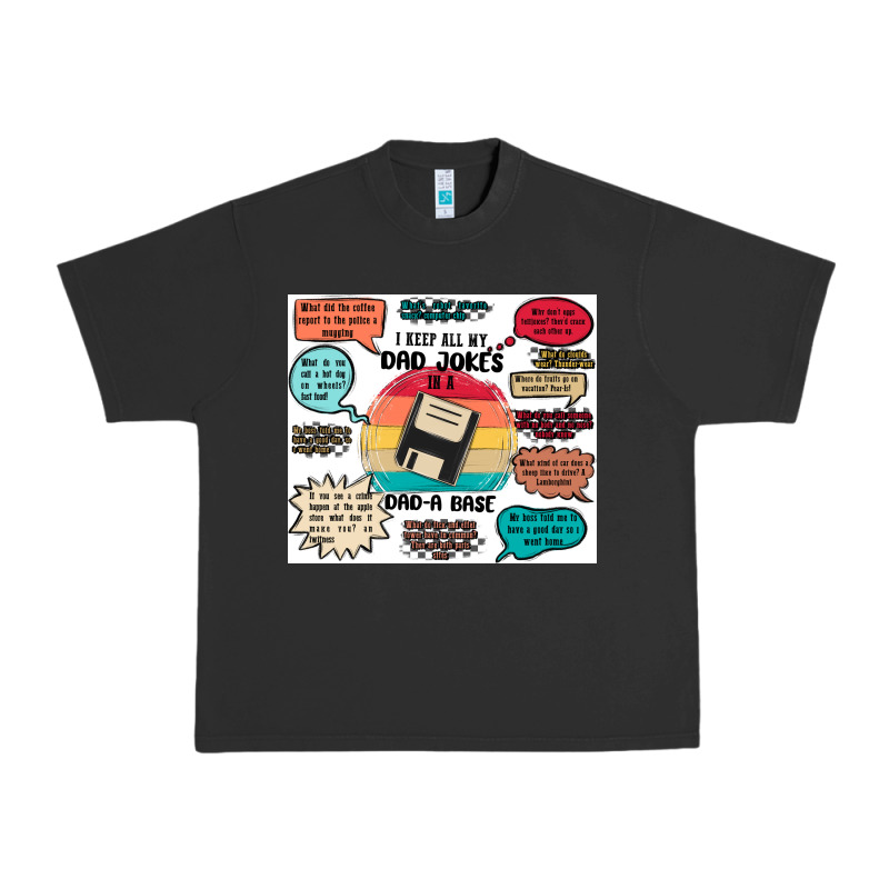 ı Keep All My Dad Jokes In A Dad A Base Urban Heavy Tee by MaliasSmallBusiness | Teevron