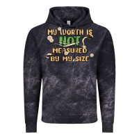 Cloud Black my worth is not defined by my size Vintage Hoodie - MaliasSmallBusiness