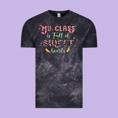 My Class Is Full Of Sweet Hearts Vintage Tee Designed By Maliassmallbusiness