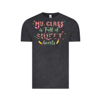Vintage Black my class is full of sweet hearts Vintage Tee - MaliasSmallBusiness