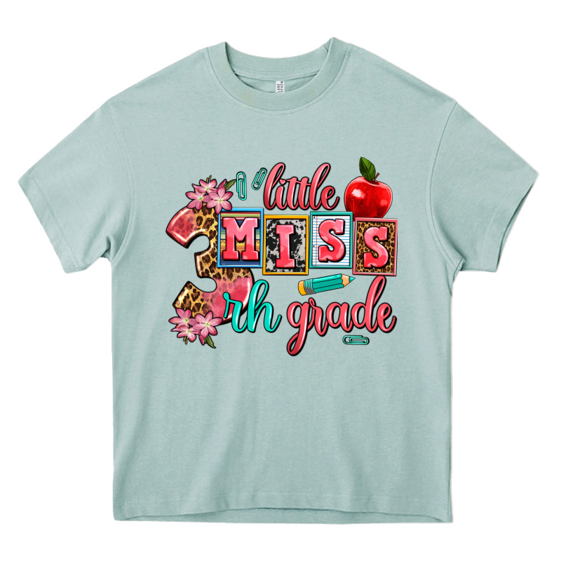 Little Miss 3 Rh   Grade Heavy Core Tee by AdoDesignShop | Teevron