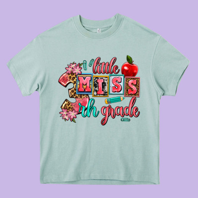 Little Miss 3 Rh   Grade Heavy Core Tee Designed By Adodesignshop