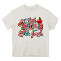 Cream little miss 3 rh   grade Heavy Core Tee - AdoDesignShop