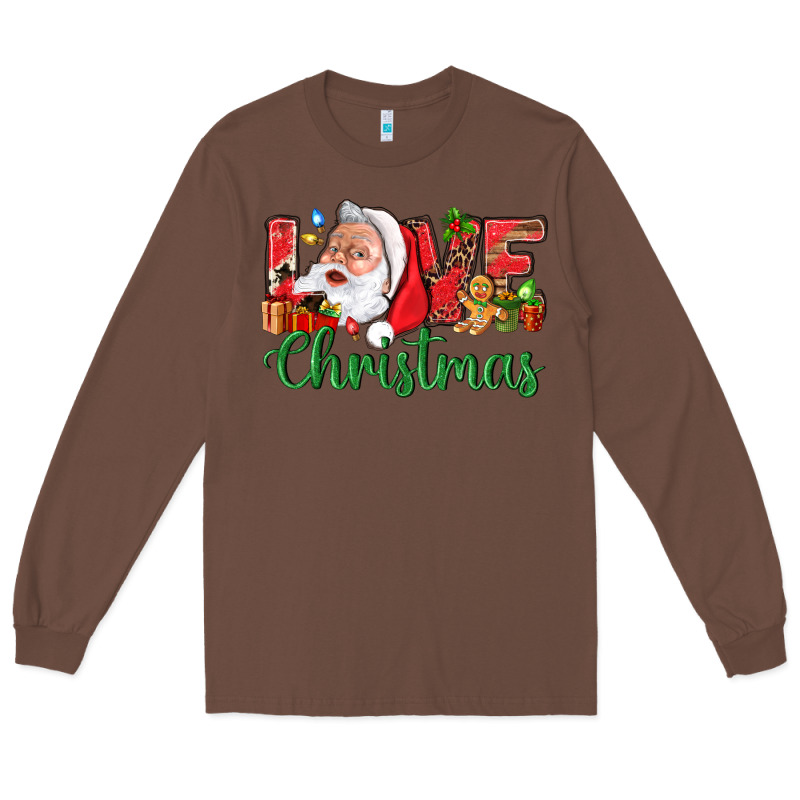 Love Christmas With Santa Long Sleeve Tee by BundleAndBundleShop | Teevron