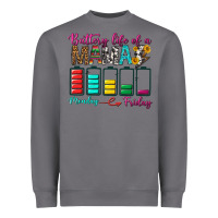 Storm Battery Life Of A Mama Heavyweight Sweatshirt - BundleAndBundleShop