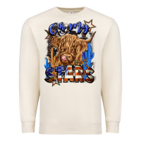 Sandshell oh my stars Premium Sweatshirt - CowGirlArtShop