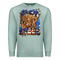 Seafoam oh my stars Premium Sweatshirt - CowGirlArtShop