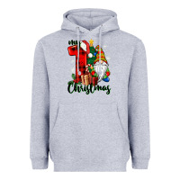 Heather Grey my first christmas gnome Heavyweight Hoodie - CowGirlArtShop