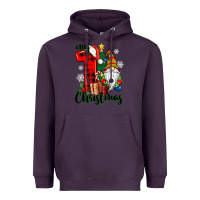 Plum my first christmas gnome Heavyweight Hoodie - CowGirlArtShop