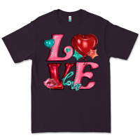 Plum love with balloons Premium Tee - AdoDesignShop