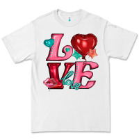 White love with balloons Premium Tee - AdoDesignShop