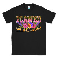 Black flawed but still worthy romans 5 8 Classic Tee - NancyCooperArtShop