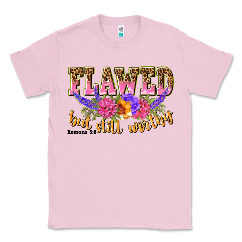 Flawed But Still Worthy Romans 5 8 Classic Tee by NancyCooperArtShop | Teevron