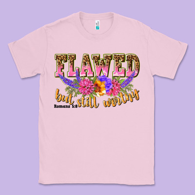 Flawed But Still Worthy Romans 5 8 Classic Tee Designed By Nancycooperartshop