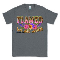 Charcoal Heather flawed but still worthy romans 5 8 Classic Tee - NancyCooperArtShop