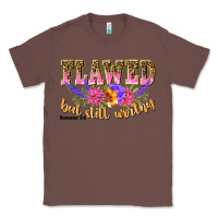 Chestnut flawed but still worthy romans 5 8 Classic Tee - NancyCooperArtShop