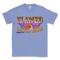 Colony Blue flawed but still worthy romans 5 8 Classic Tee - NancyCooperArtShop