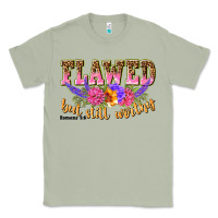 Matcha flawed but still worthy romans 5 8 Classic Tee - NancyCooperArtShop