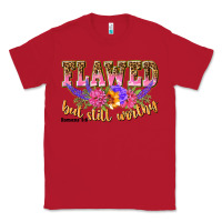 Red flawed but still worthy romans 5 8 Classic Tee - NancyCooperArtShop