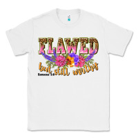 White flawed but still worthy romans 5 8 Classic Tee - NancyCooperArtShop