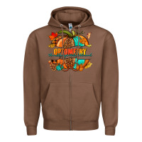Chestnut optometry thankful grateful blessed pumpkin Zipper Hoodie - NancyCooperArtShop