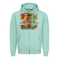 Seafoam optometry thankful grateful blessed pumpkin Zipper Hoodie - NancyCooperArtShop
