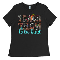 Black teach them to be kind Ladies Tee - JahusDesignShop
