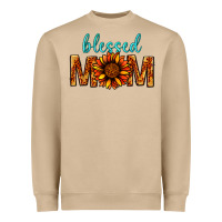 Mushroom Blessed Mom Heavyweight Sweatshirt - BundleAndBundleShop