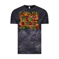 Cloud Black feliz navidad Christmas cactus leopard Vintage Tee - JahusDesignShop