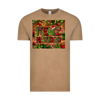 Vintage Coffee feliz navidad Christmas cactus leopard Vintage Tee - JahusDesignShop