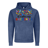 Vintage Denim 100 days of embracing differences Vintage Hoodie - MaliasSmallBusiness