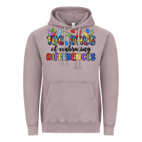 Vintage Zinc 100 days of embracing differences Vintage Hoodie - MaliasSmallBusiness