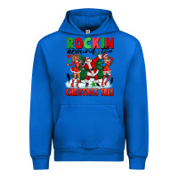 Cobalt Rockin Around The Christmas Tree Urban Hoodie - FaDigitalArtStudio