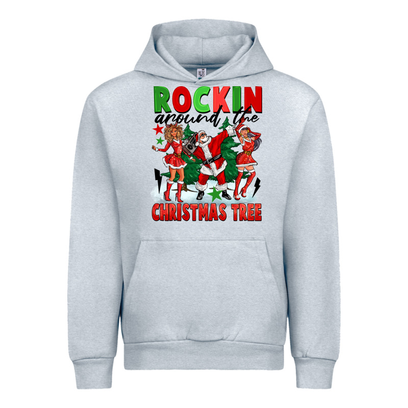Rockin Around The Christmas Tree Urban Hoodie by FaDigitalArtStudio | Teevron