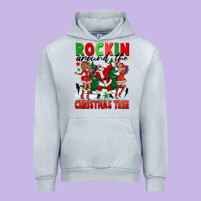 Rockin Around The Christmas Tree Urban Hoodie Designed By Fadigitalartstudio
