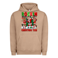Pigment Burro Rockin Around The Christmas Tree Urban Hoodie - FaDigitalArtStudio