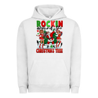 Pigment Lunar Rock Rockin Around The Christmas Tree Urban Hoodie - FaDigitalArtStudio
