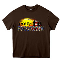 Chocolate Brown never forgotten Heavy Core Tee - JahusDesignShop