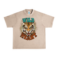 French Oak wild heart tiger college western Urban Heavy Tee - NancyCooperArtShop