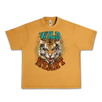 Peanut Butter wild heart tiger college western Urban Heavy Tee - NancyCooperArtShop