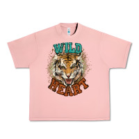 Salmon wild heart tiger college western Urban Heavy Tee - NancyCooperArtShop