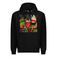 Black tis the season Premium Hoodie - CowGirlArtShop