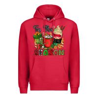 Cardinal tis the season Premium Hoodie - CowGirlArtShop