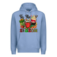 Colony Blue tis the season Premium Hoodie - CowGirlArtShop