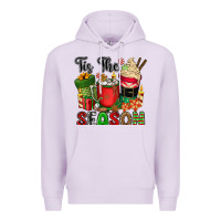 Lilac tis the season Premium Hoodie - CowGirlArtShop