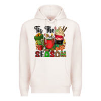 Pale Pink tis the season Premium Hoodie - CowGirlArtShop