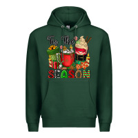 Sports Green tis the season Premium Hoodie - CowGirlArtShop