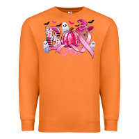 Carrot boo pink pumpkin witch breast cancer Premium Sweatshirt - CowGirlArtShop