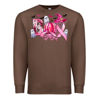 Chestnut boo pink pumpkin witch breast cancer Premium Sweatshirt - CowGirlArtShop